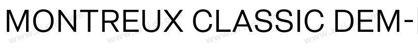 Montreux Classic Dem字体转换